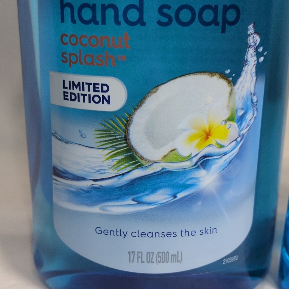 Discontinued Dial Coconut Splash Liquid Hand Soap NEW Coconut 17 fl oz (500 mL) - Picture 3 of 3